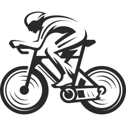 autocollant VTT BMX vélo trail sticker sport sur le cyclisme - ref