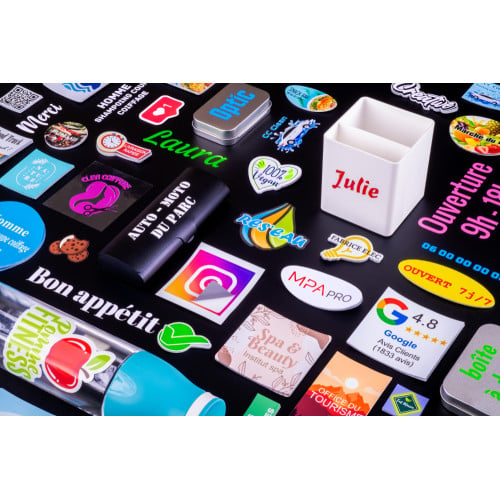 X 10 étiquettes autocollantes stickers papier  savoir faire français  -  Un grand marché