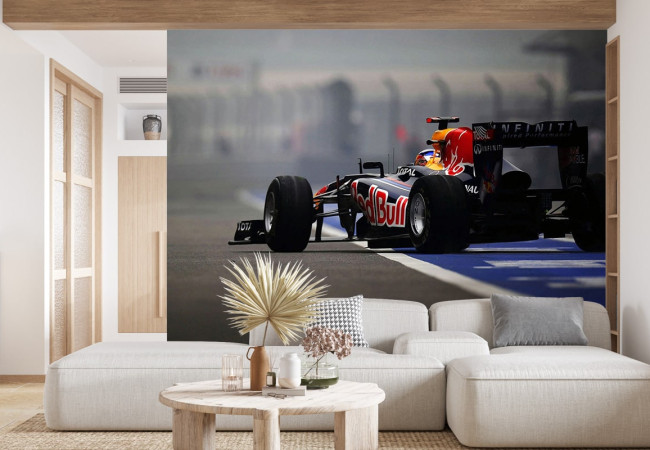 Papier peint photo - Formule 1 - Voiture de course - Papier peint non tissé  - (368 x