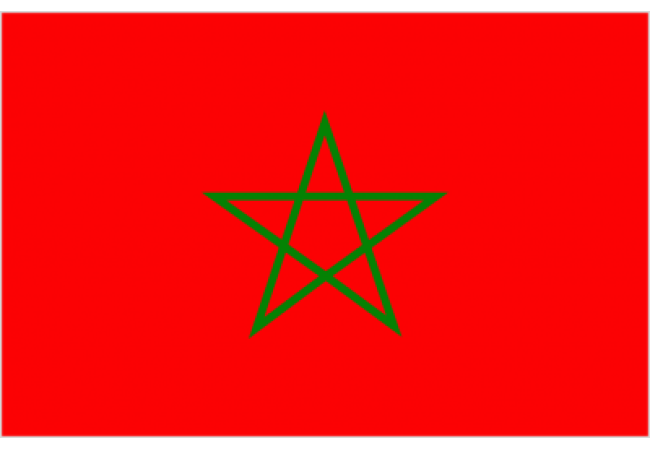 Autocollant Drapeau Maroc - ref.d9377