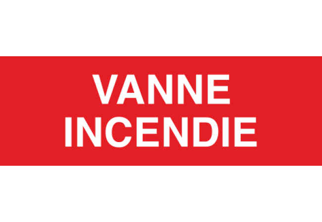 Panneau Vanne incendie