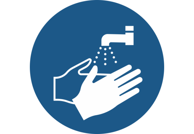 M011- ISO 7010 - Panneau Lavage des mains obligatoire