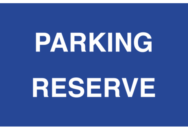 Panneau Parking réservé