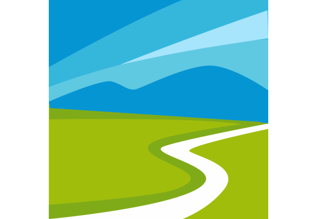 Autocollant Logo Nature Paysage 1