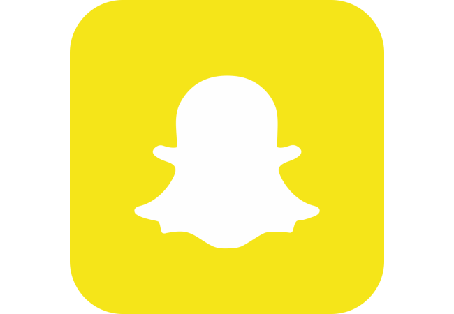 Autocollant Logo Réseau Social Snapchat