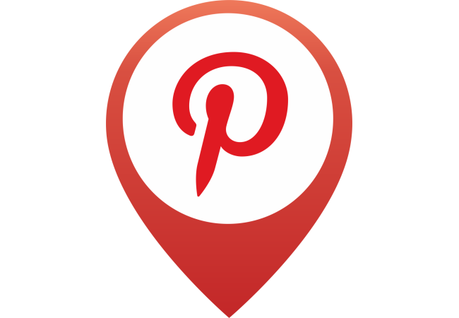 Autocollant Logo Réseau Social Pinterest 3