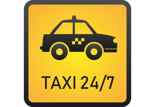 Autocollant Métier Taxi 7