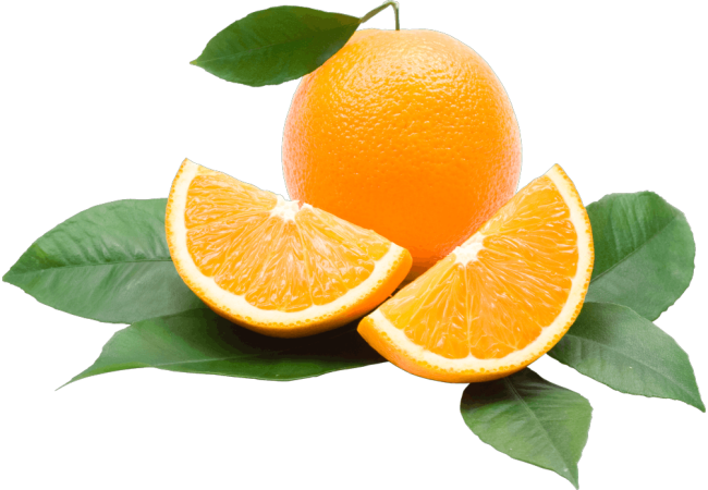 Autocollant Alimentation Fruit Orange