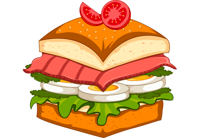 Autocollant Fast Food Hamburger 2