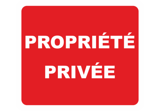 Sticker Propriété privée 2