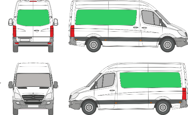 Mercedes Benz Sprinter L2H2 (2006-2017)